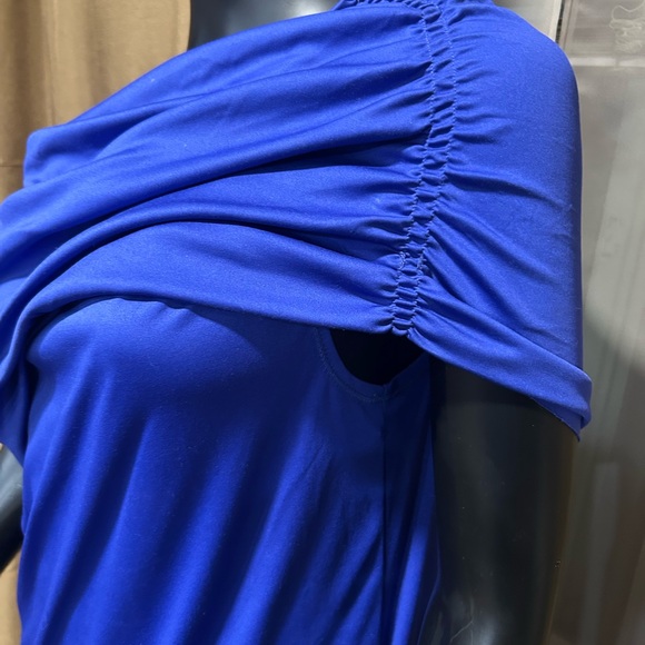 RACHEL Rachel Roy Vibrant Blue One-Shoulder Dress - Picture 2 of 3